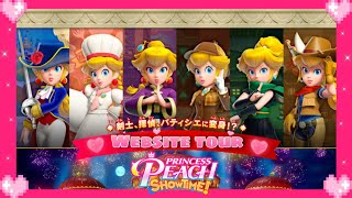 💗 Princess Peach Showtime! - Website tour 💗