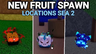 NEW All Fruit Spawn Locations in Sea 2 (Blox Fruits 21)