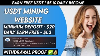 New Usdt Mining Site | usdt earning site | trx usdt mining app | Cloud Mining | usdt investment Site