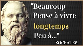 Les phrases exactes de Socrates qui vous feront réfléchir/pensées sages