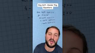 Day 22: Harder Trig Equations • 100 Days of A-Level Maths 🧮