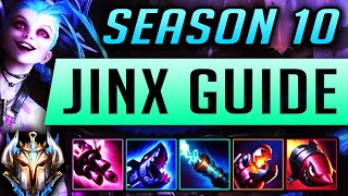 [GOD TIER] JINX GUIDE SEASON 10 (2020) ULTIMATE Guide [BEST RUNES, ITEMS, GAMEPLAY, COMBOS ] | Zoose