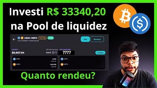 Coletando taxas de Pools de Liquidez e Qual a rentabilidade em 3 dia?