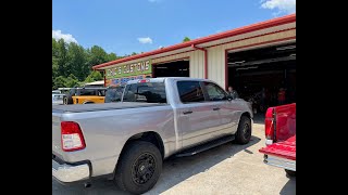 Chic's Customs Dodge 1500 Ram upgrade, Black Rhino Wheels, Go Rhino step and BAK Revolver X4s cover