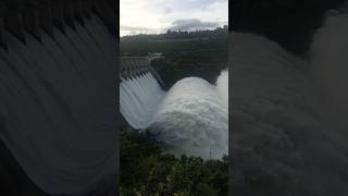 శ్రీశైలంలో కృష్ణమ్మ పరవళ్లు | Srisailam  damwater outflow#srisailamdam #beautifulscenery #srisailam