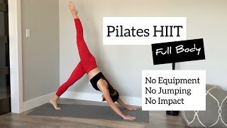 PILATES HIIT WORKOUT | Full Body No Equipment