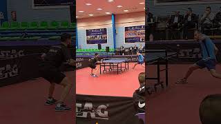 دریافت سرویس زیبا از علی اکبر شعاری  #shorts #tabletennis #pingpong