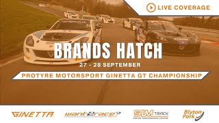 2024 Protyre Motorsport Ginetta GT Championship | Brands Hatch | Round 21 | LIVE