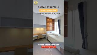 cicilan 2,8JT aja dapet rumah secantik ini‼️#greenviewpandaan #properti #perumahan