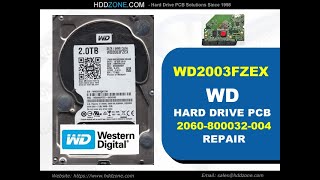 WD2003FZEX WD HDD PCB Repair 2060-800032-004