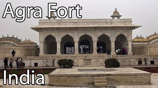 Red Fort of Agra: prison of Shah Jahan for 8 years, India