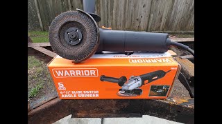 Harbor Freight Warrior Angle Grinder 5 Amp 4 1/2 inch Stock Number 58092