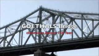 Sailing under  the Staten Island Bridges