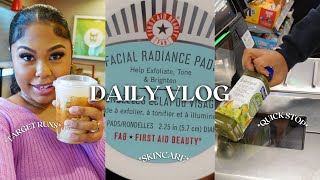 VLOG: RUNNING ERRANDS (TARGET, MICHAELS, WALMART) + CONTENT CREATOR PROBLEMS + SKINCARE