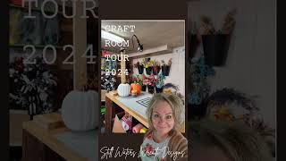 CRAFT ROOM TOUR 2024 #craftroomtour #craftroomorganization #craftroom