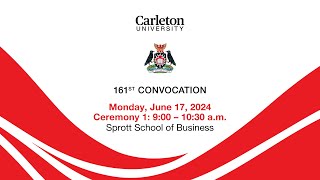 Carleton University 161st Convocation HDR - Jean Paul Gladu receives Doctor of Laws, honoris causa