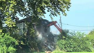 Finally tearing down the Simmons murder house after 26 years