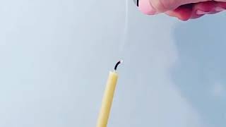 how to light a candle without touching it