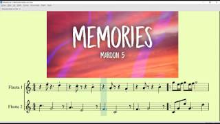 Memories. Maroon 5. Partitura. Sheet music.