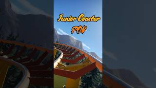 Junior Coaster POV #planetcoaster #rollercoaster #shorts