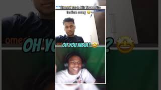 Speed being racist to an Indian on omegle!😮(FUNNY!)#shorts