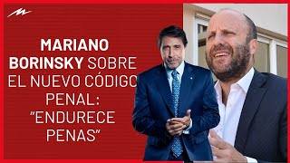 Mariano Borinsky se refirió al nuevo Código Penal que se llevará al Congreso Nacional