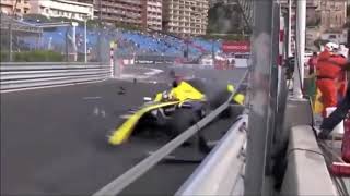 Formula Renault 3.5 crash Monaco