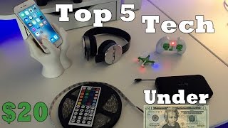 Top 5 BEST Tech Under $20 - JUNE