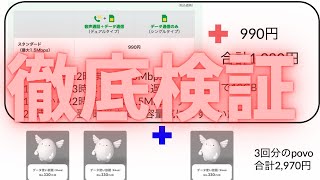 mineo(マイネオ)の夜間フリーが本当にお得なのか？様々な組み合わせを検証！確かに無制限990円は安いよね！でもpovoと組み合わせたらメリット多いかも！docomoとauのバックアップ体制も整うぞ