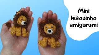 MINI LEÃOZINHO AMIGURUMI