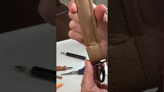 How to Neatly finished strap ends.