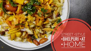 How to make Street Style Bhel Puri at home...#shorts #streetfood #bhelpuri #mirchilagi