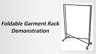 BBEST STORE FIXTURES | Foldable Garment Rack Demonstration