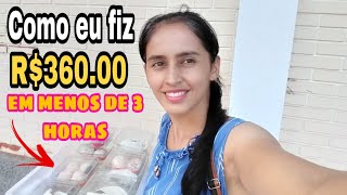 Vendendo caixinha da felicidade na Rua + Rotina de quarta-feira