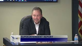 Superintendent Report: November 8, 2022