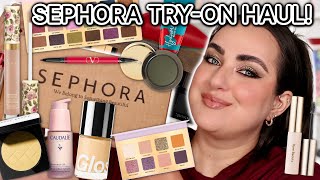 NEW MAKEUP AT SEPHORA! | TRY-ON MAKEUP HAUL!