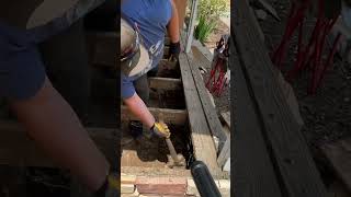 🫡🥴Deck demolition #diy #remodel #construction