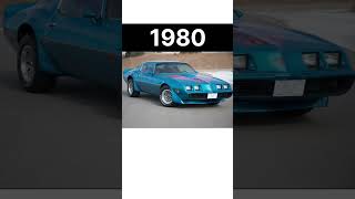 Pontiac car evolution (1926-2023)//Carlover attitude video//#pontiac #carlovers #shorts