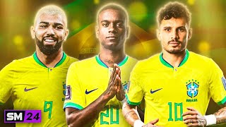 SM24: COPA DO MUNDO mas só com JOGADORES do BRASILEIRÃO!