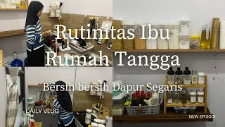 Daily Vlog ‼️Rutinitas Ibu Rumah Tangga | Bersih Bersih Dapur Segaris ||Refill Bumbu ||Aktivitas IRT