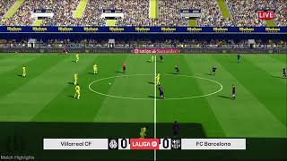 villa real vs Barcelone (1-5) | résumé match la liga espagnol 2024 |#football #suscripe #Barcelone