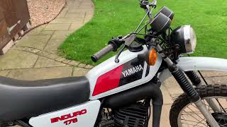 Lovely old Yamaha Dt 175 trail bike 1978