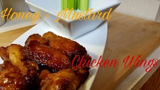 Honey Mustard Chicken Wings | The Cooking Corner