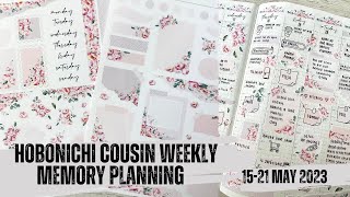 HOBONICHI COUSIN || plan with me 15-21 May 2023