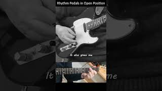 Rhythm Pedals in Open Position - Add Harmonic Interest to Your Rhythm Playing