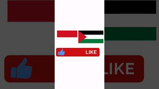 Bendera Indonesia dan Palestina