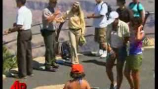 President Barack Obama and his family visited the Grand Canyon Sunday...