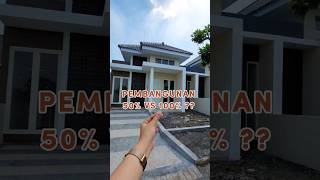 Perbedaan Pembangunan 50% vs 100% 😱 Tanya* 0821-3203-3465 #greenviewpandaan #perumahan #properti