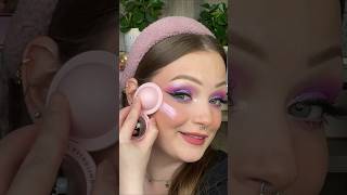 VIRAL PINK HIGHLIGHTER?!! 💗🪐 #beauty #makeuptutorial #makeup #highlight