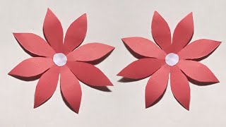 Origami paper craft flowers 🌼 How to make paper flower || Making crafts